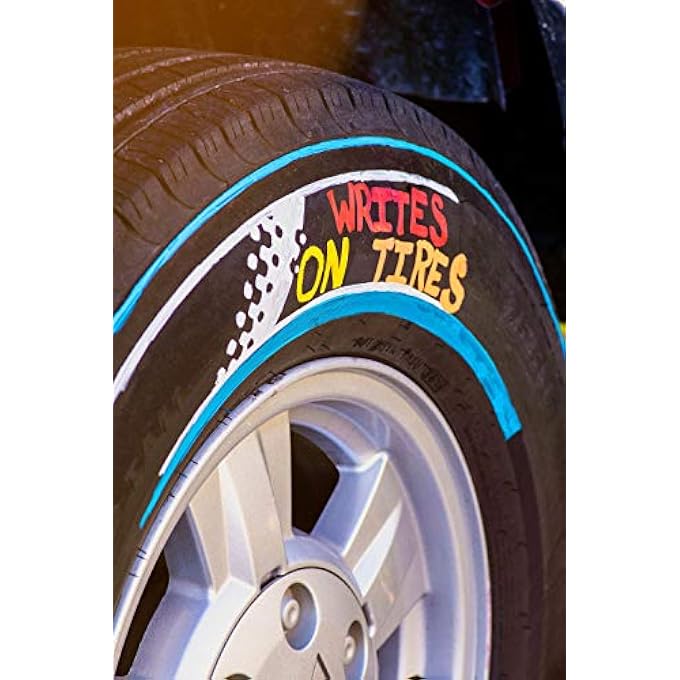 THE Rainbow LARGE WHITE AUTO - REMOVABLE PAINT FOR AUTO BODY PANELS AND WINDSCREENS - Image 4